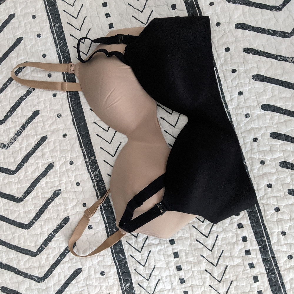 Two pack Soma Enbliss Wireless Nursing Bras, 36D